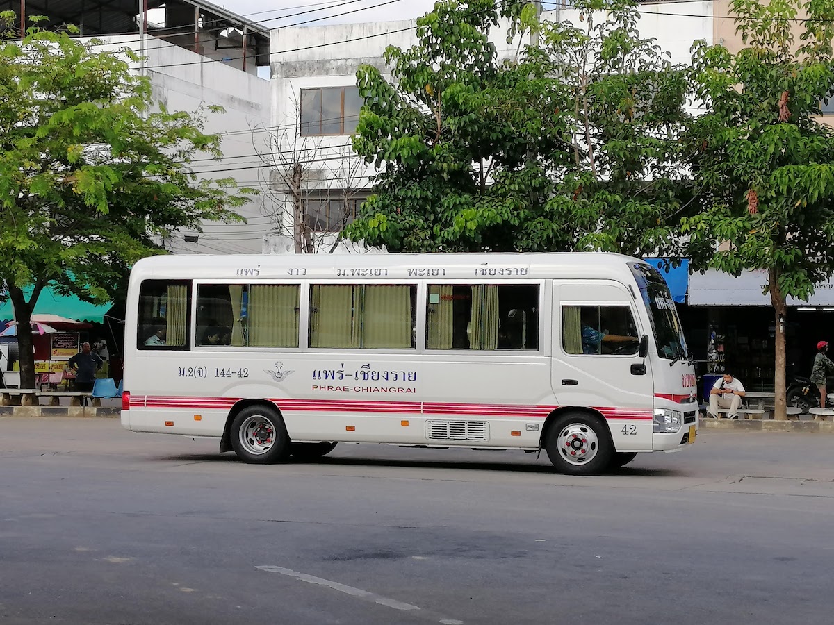 เเพร่ - เชียงราย | ข้อมูลเดินทางรถมินิบัสจากเเพร่ พะเยาไปเชียงราย