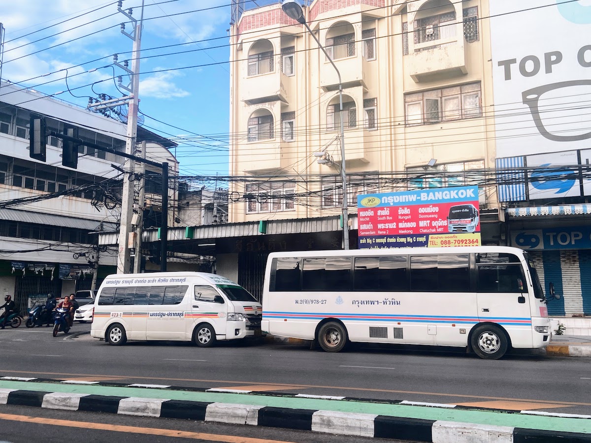 จองตั๋วรถตู้ รถมินิบัสกรุงเทพฯ หัวหิน